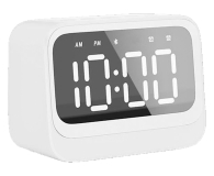 Radio i budzik Denver Radiobudzik Denver EC-54W z głośnikiem Bluetooth biały